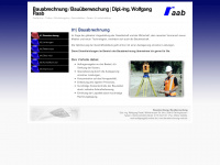 bauabrechnung-raab.de Webseite Vorschau