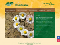 bauernhofpension-waldmuehle.de Webseite Vorschau