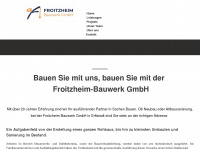 froitzheim-bau.de Webseite Vorschau