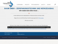 baum-gmbh.com Webseite Vorschau