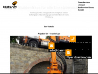 baumpflege-boecker.de Webseite Vorschau