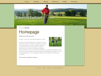 baumschubser.net Webseite Vorschau