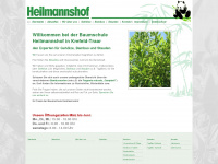 baumschule-heilmannshof.de Webseite Vorschau