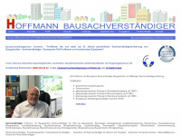 bausachverstaendiger-hoffmann.de Webseite Vorschau