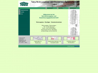tetra-wohnbau-gmbh.de Webseite Vorschau