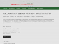 baustoffe-thesing.de Webseite Vorschau