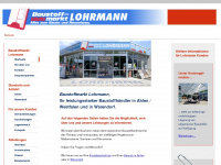 baustoffmarkt-lohrmann.de Webseite Vorschau