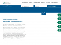 bauverein-rheinhausen.de Webseite Vorschau