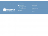 bauverein-gt.de Webseite Vorschau