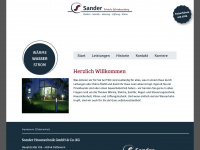 sander-haustechnik.de Webseite Vorschau