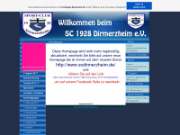 scdirmerzheim.de.tl Webseite Vorschau