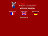 creal-miniatures.com Webseite Vorschau