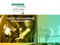 hartmann-entsorgung.de Webseite Vorschau