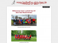 lauftreff-sv-aktiv-bwe.de Webseite Vorschau