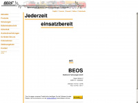 beos-elektronik.de Webseite Vorschau