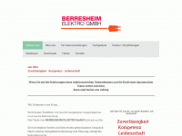 berresheim-elektro.de Webseite Vorschau