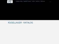 kugellager-katalog.de Webseite Vorschau