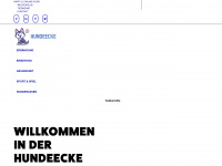 hundeecke.com Webseite Vorschau