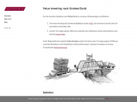 valueinvesting.de Webseite Vorschau