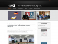 msv-neubrandenburg.de Webseite Vorschau