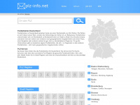 plz-info.net Webseite Vorschau