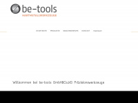 be-tools.de Webseite Vorschau