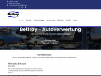 bettray.de Webseite Vorschau