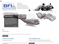 bfi-stahlbausysteme.de Webseite Vorschau
