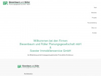 biesenbaum.com Webseite Vorschau