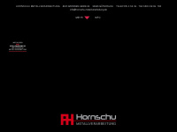 hornschu-metallverarbeitung.de Webseite Vorschau