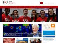 bna.org.uk Webseite Vorschau