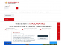 sauerlandgruss.de Webseite Vorschau