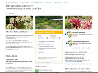biologisches-zentrum.de Webseite Vorschau