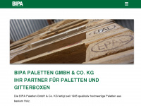 bipa-paletten.de Webseite Vorschau