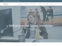 birken-immobilien.de Webseite Vorschau