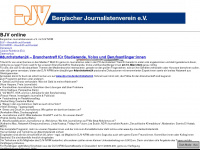 bjv-online.de Webseite Vorschau