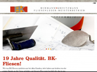 bk-fliesen.de Webseite Vorschau