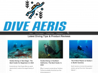 diveaeris.com Webseite Vorschau