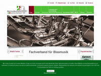 blasmusik-nrw.de Webseite Vorschau