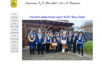 blau-gold-rheinbach.de Webseite Vorschau