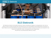 ble-elektronik.de Webseite Vorschau
