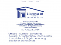 blickensdorf-systembau.de Webseite Vorschau