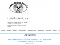blindenschule-lebach.de Webseite Vorschau