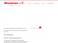 blomenkemper.com Webseite Vorschau