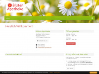 blueten-apotheke.de Webseite Vorschau