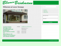 blumen-brinkmann.de Webseite Vorschau