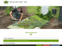 blumen-may.de Webseite Vorschau