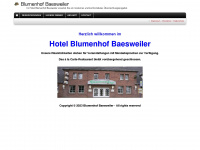 blumenhof-baesweiler.de Webseite Vorschau