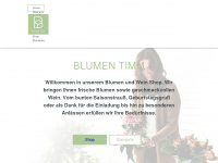 blumen-timm.de Webseite Vorschau