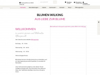 blumen-wilking.de Webseite Vorschau